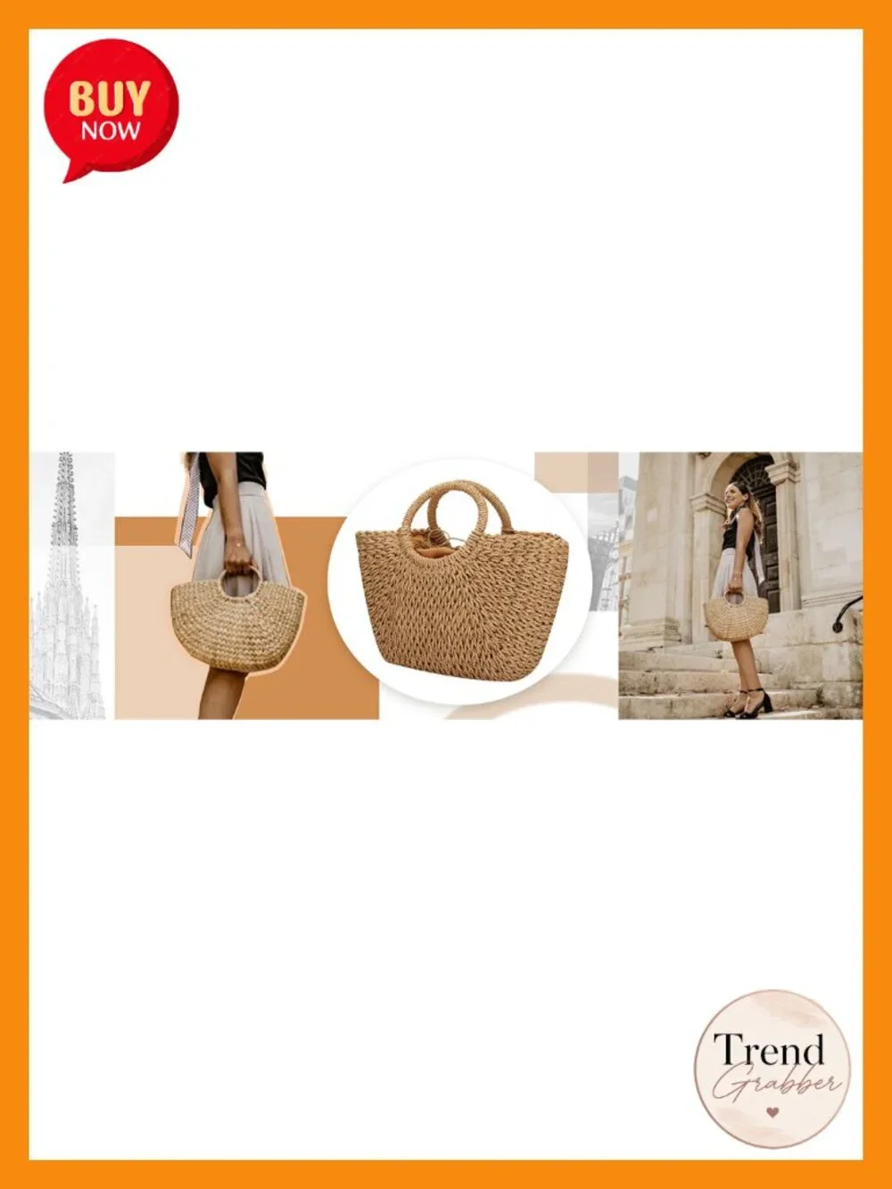 Hand Woven Straw Hobo Bag Large Tote Beach Travel Purse